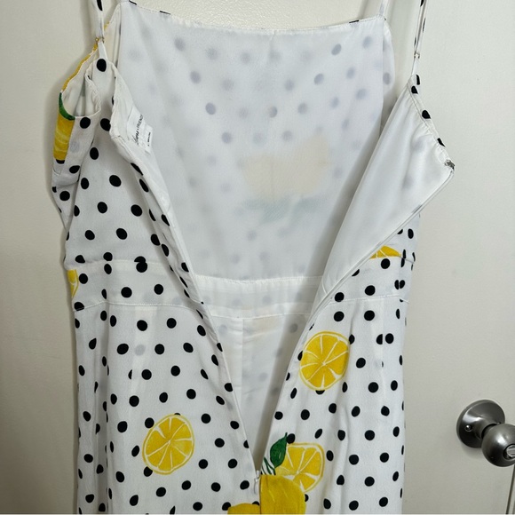 Lovers + Friends James Romper in Lemon Polkadot - Picture 9 of 12